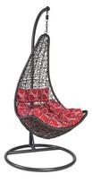 pakabinama kede - Krėslas Home4you Coco Dark Grey - 1 nuotrauka