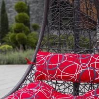 pakabinama kede - Krėslas Home4you Coco Dark Grey - 3 nuotrauka