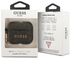 airpods deklas silikoninis - Guess Guacapsilglbk Black - 2 nuotrauka