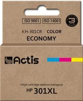 Rašalinio spausdintuvo kasetė Actis Cartridge KH-301CR For HP 21ml MultiColor