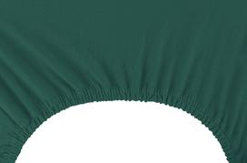 paklode 120x200 - DecoKing Amber Bedsheet 100-120x200 Bottle Green - 4 nuotrauka
