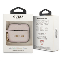 ausines apple airpod - Guess Protection Case For Apple AirPods Pro Light Pink - 3 nuotrauka