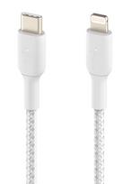 lightning mfi - Belkin Boost Charge Braided USB-C to Lightning Cable 2m White - 2 nuotrauka