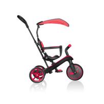 globber 4in1 - Triratukas Globber Trike Explorer 4in1, raudonas, 632-102 - 2 nuotrauka