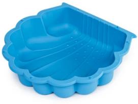plastikines dezes - Smėlio dėžė - baseinas, kriauklės formos, plastikinė, mėlynos sp., 87 x 78 x 18 cm - 3 nuotrauka