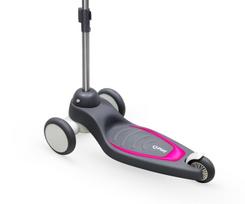 paspirtukas qplay - Qplay šviečiantis paspirtukas Mika, Pink - 4 nuotrauka