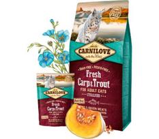 carnilove carp maistas katems - Sausas kačių maistas Carnilove Sterilised Cat Fresh Carp & Trout, 6 kg - 3 nuotrauka