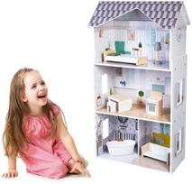 medinis leliu namelis - Lėlių namelis EcoToys Grace Residence 8210 - 3 nuotrauka