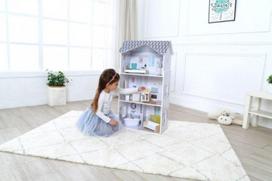 medinis leliu namelis - Lėlių namelis EcoToys Grace Residence 8210 - 7 nuotrauka