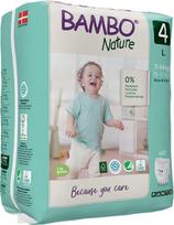 Sauskelnės Bambo Nature Classic Training Pants, 4 dydis, 14 kg, 20 vnt.