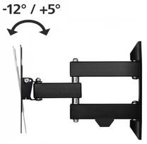 tv star - HAMA FULLMOTION TV Wall Bracket 1 star 200x200 122 cm (48in) 2 arms juodas - 2 nuotrauka