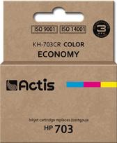 Rašalinio spausdintuvo kasetė Actis Cartridge KH-703CR For HP 12ml Multicolor