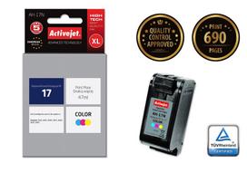 hp spausdintuvas rasalinis - Rašalinio spausdintuvo kasetė ActiveJet Cartridge AH-17N For HP 47ml MultiColor - 2 nuotrauka