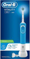 oral b vitality - Braun Oral-B Vitality 100 Electric Toothbrush Cross Action Blue - 3 nuotrauka