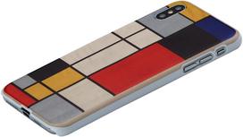 iphone xs deklas - Man&Wood Modrian Wood Back Case For Apple iPhone XS Max White - 2 nuotrauka