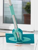 valymo grindu sepetys - Leifheit Floor Brush With Telescopic Stem Picobello M Micro Duo 33cm - 3 nuotrauka