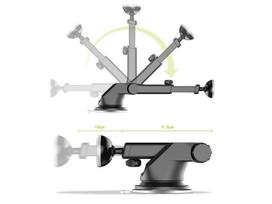 magnetic baseus - Baseus Solid Series Magnetic Car Holder Silver - 9 nuotrauka