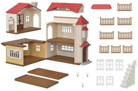 namas sylvanian - Epoch Sylvanian Families Red Roof Country Home 5302 - 3 nuotrauka