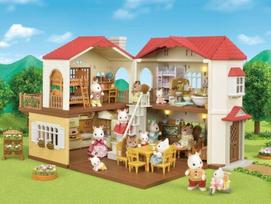namas sylvanian - Epoch Sylvanian Families Red Roof Country Home 5302 - 4 nuotrauka
