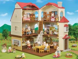 namas sylvanian - Epoch Sylvanian Families Red Roof Country Home 5302 - 6 nuotrauka
