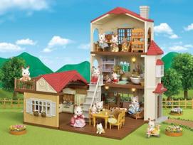 namas sylvanian - Epoch Sylvanian Families Red Roof Country Home 5302 - 7 nuotrauka