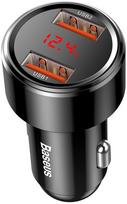 45w charger - Baseus Magic Dual USB Car Charger PPS QC 4.0 Black (Juodas) - 3 nuotrauka