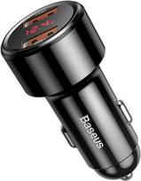 45w charger - Baseus Magic Dual USB Car Charger PPS QC 4.0 Black (Juodas) - 4 nuotrauka