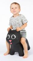 pripuciamas kamuolys - Tootiny Hoppimals Jumping Cat Black - 6 nuotrauka