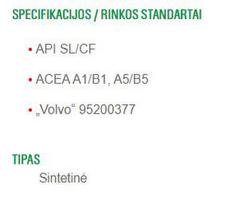 0w 30 volvo - Castrol Edge Tit A5/B5, 0W-30, 1 l - 2 nuotrauka