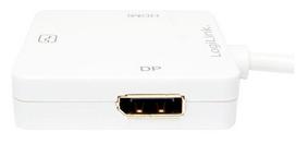 adapteris dvi to hdmi - LogiLink Adapter Mini DisplayPort to HDMI /DVI / DisplayPort White - 2 nuotrauka