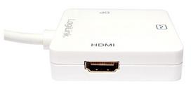 adapteris dvi to hdmi - LogiLink Adapter Mini DisplayPort to HDMI /DVI / DisplayPort White - 3 nuotrauka