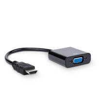 hdmi hdmi kabelis 15m - Akyga Adapter VGA / HDMI 0.15m Black - 1 nuotrauka