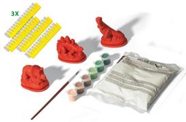 gaminimo rinkiniai - SES Creative Children's Dinosaurs Casting & Painting Set 01406 - 2 nuotrauka