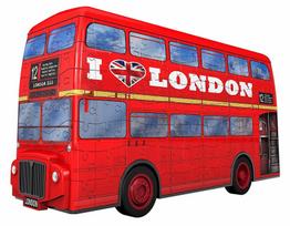 londa 7 - Ravensburger 3D Puzzle London Bus 216pcs 12534 - 2 nuotrauka