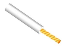 elektros laidai kabelis - Elektros instaliacijos kabelis Lietkabelis PV-3/H05V-K, 1 x 1 mm² - 2 nuotrauka
