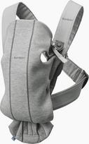 kudikiu nesiokle - BABYBJÖRN nešioklė Mini, Light Grey, 3D Jersey - 1 nuotrauka
