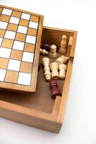 sachmatu stalas - TACTIC Šachmatai mediniai, kartoninėje dėžutėje, TAC14024/14024 - 3 nuotrauka