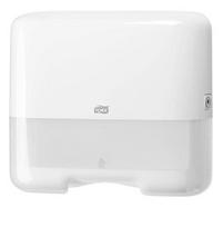 rankos laikiklis - SCA Hygiene Products H3 Mini Singlefold Dispanser For Hand Towels White - 1 nuotrauka