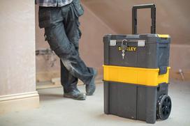 irankiu deze stanley - Stanley Essential Rolling Workshop, juoda/geltona - 8 nuotrauka