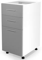Halmar Kitchen Bottom Cabinet Vento D3S 40/82 White/Light Grey