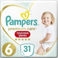 pampers pants - Sauskelnės-kelnaitės PAMPERS Premium Pants, Value Pack, 6 dydis, 31 vnt. - 2 nuotrauka