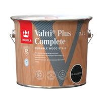 tikkurila - Medienos dažyvė TIKKURILA VALTTI PLUS COMPLETE, šilko matiniai, juodos sp., 2,5 l - 1 nuotrauka