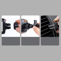 baseus car holder - Baseus Easy Control Clamp Holder Silver - 9 nuotrauka