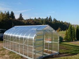 siltnamio stoglangos - Šiltnamis Standart KLASIKA 15m2 (3 stoglangiai) 2,5x6 su 4 mm.polikarbonato danga - 2 nuotrauka