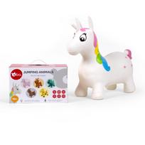 vienaragis zaislas - Šokinėjimo kamuolys Pulei Jumping Animals Unicorn, 2 vnt. - 6 nuotrauka