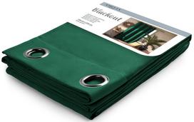 AmeliaHome Blackout Curtains Dark Green 140x270cm