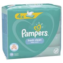 cleanis serveteles - Drėgnos servetėlės Pampers Fresh Clean, 208 vnt. - 2 nuotrauka