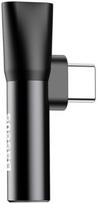usb c to jack 3.5 -  Baseus CATL41-01, USB Type C, 0.04 m, juoda - 2 nuotrauka
