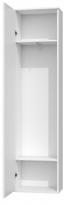 spintele vonios 50 x 50 - Top E Shop Duo Wardrobe With Mirror White - 2 nuotrauka