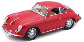 porsche modeliukai - Bburago Car Porsche 356B Coupe 1961 1:24 18-22079 Red - 1 nuotrauka